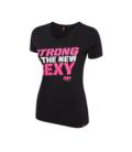 Musclepharm Ladies T-shirt Strong Sexy - Black - S