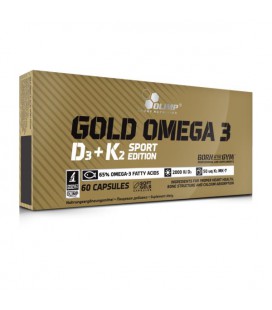 Olimp Gold Omega 3 D3+K2 Sport Edition 60kaps