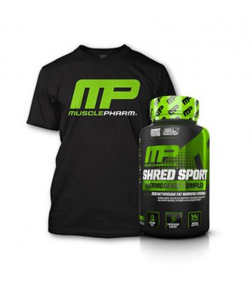 Musclepharm Shred Sport 60kaps + Musclepharm T-shirt