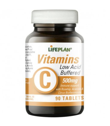 Lifeplan Buffered Vitamin C 500mg 90tab