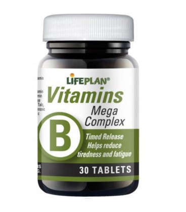 Lifeplan Vitamin B Complex Mega Timed Release 30tab