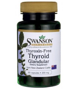 Swanson Thyroid Glandular 200mg 60kap. (bez tyroksyny)