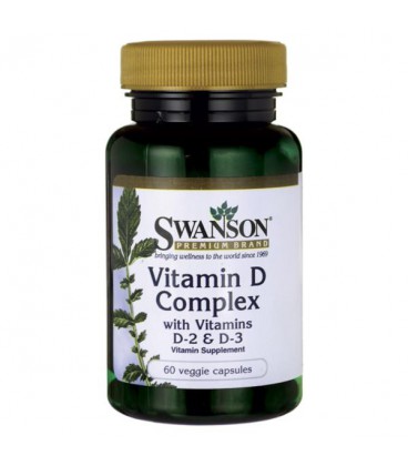 Swanson Vitamin D Complex with Vitamin D-2 & D-3 60vcaps