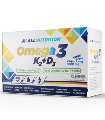 ALLNUTRITION Omega 3 D3 K2 30 softgels