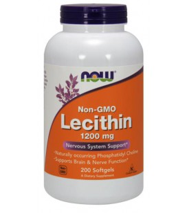 NOW FOODS LECITHIN 1200mg 200 SGELS