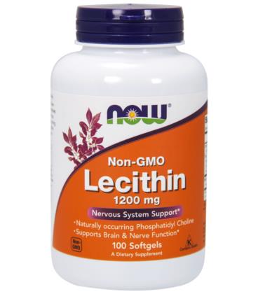 NOW FOODS LECITHIN 1200mg 100 SGELS