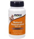 NOW FOODS NATURAL RESVERATROL 200mg 60 VCAPS