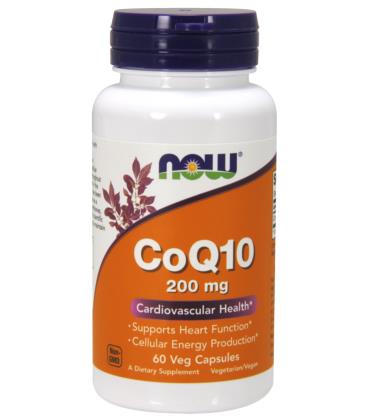 NOW FOODS CoQ10 200mg 60 VCAPS
