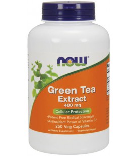 NOW FOODS GREEN TEA EXTRACT 400 mg 250 VCAPS