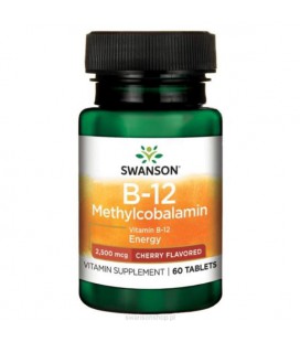 Swanson Methylcobalamin (Vitamin B12) 2500mcg 60 tab.