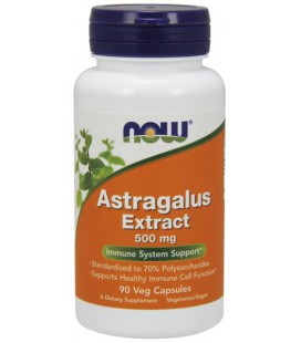 NOW FOODS ASTRAGALUS 70% EXT 500MG 90 VCAPS