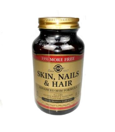 Solgar Skin, Nails & Hair, Advanced MSM Formula 80 tabletek