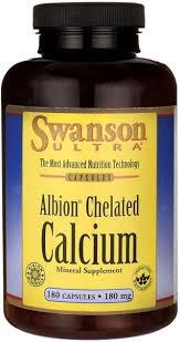 Swanson Albion Chelated Calcium 180kaps
