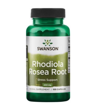 Swanson Rhodiola Rodiola Rosea Root 400mg 100Kapsułek