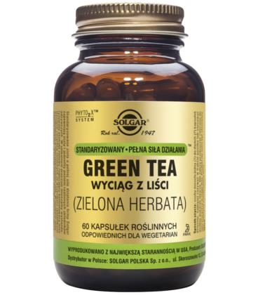 Solgar Zielona Herbata SPSD Green Tea 60 kapsułek