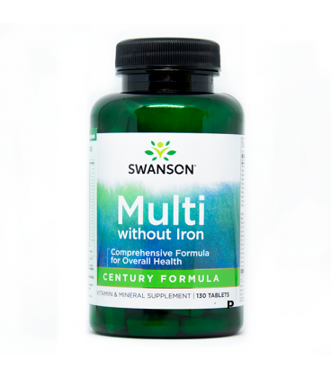 Swanson Century Formula Multi-Vitamin no Iron 130t