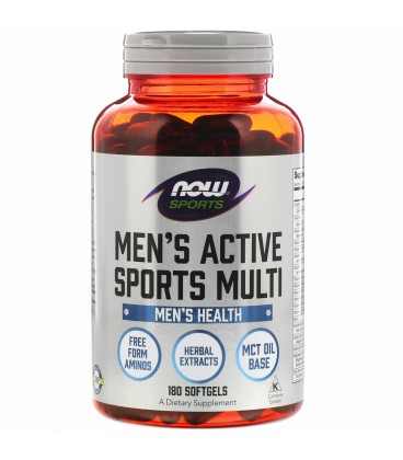NOW FOODS MEN'S EXTREME SPORTS MULTI 180 SGELS