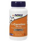 NOW FOODS L-CARNITINE 250MG 60 VCAPS