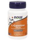 NOW FOODS L-CARNITINE 500MG 30 VCAPS