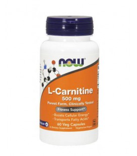 NOW FOODS L-CARNITINE 500MG 60 VCAPS