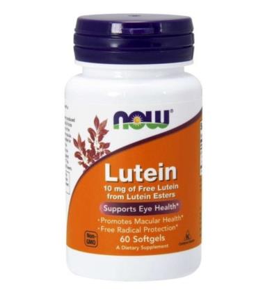 NOW FOODS LUTEIN 10MG 60 SOFTGELS