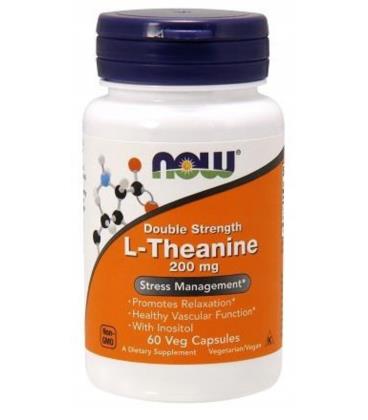 NOW FOODS THEANINE 200MG 60 VCAPS