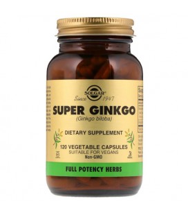 Solgar Super Ginkgo 90mg Full Potency 120 VCaps