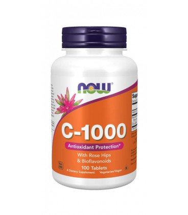 NOW FOODS Vitamin C-1000 Rose Hip 100tab