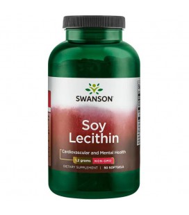 Swanson Lecithin Non-GMO 1200mg 90softgels
