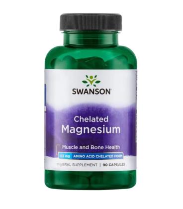 Swanson Chelated Magnesium 133mg 90 kaps.