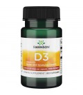 Swanson Vitamin D-3 1000IU High Potency Dry 60caps