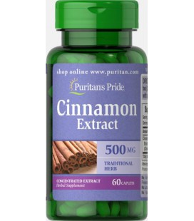Puritans Pride Cinnamon 500mg 4:1Extract 60caplets