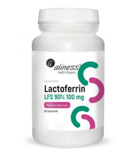 Aliness Lactoferrin LFS 90% 100mg 60 Kapsułek