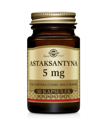 Solgar Astaxanthin (Astaksantyna) 5mg 30 softgels