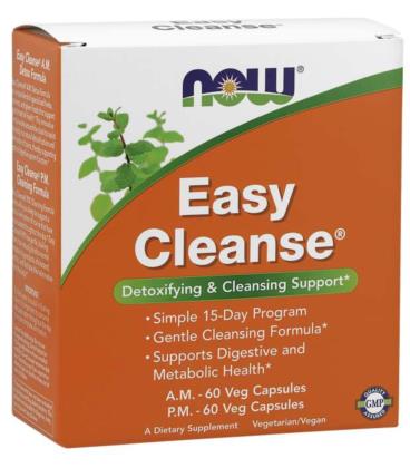 NOW FOODS EASY CLEANSE A.M. & P.M. (60+60) Kaps