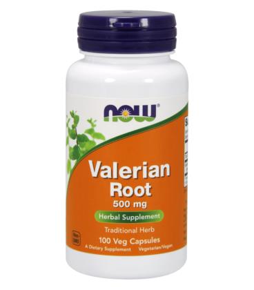 NOW FOODS VALERIAN ROOT Waleriana 500mg 100vcaps