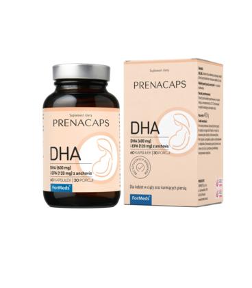 FORMEDS Prenacaps DHA kwasy omega 3 60 kapsułek