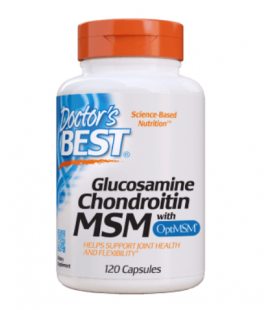 Doctor's Best glukozamina chondroityna MSM 120caps