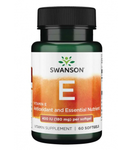 Swanson Natural Vitamin E 400 IU 60 kaps.