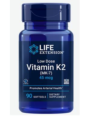 Life Extension Low Dose Vitamin K2 45mcg 90soft