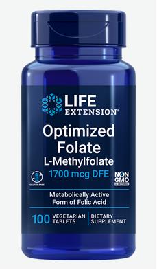Life Extension Optimized Folate 1700mcg 100vtabs