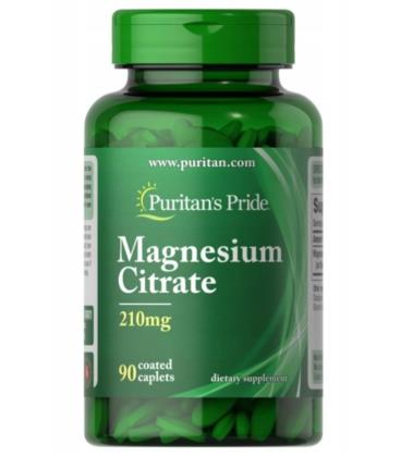 Puritans Pride Magnesium Citrate 210mg 90 tabletek