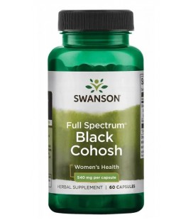 Swanson Black Cohosh (Pluskwica) 540mg 60 kaps