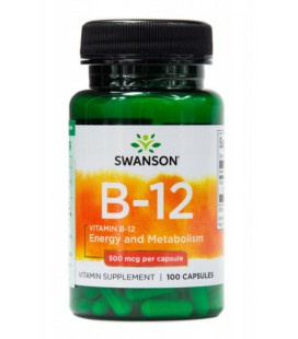 Swanson Vitamin B-12 500mcg 100caps