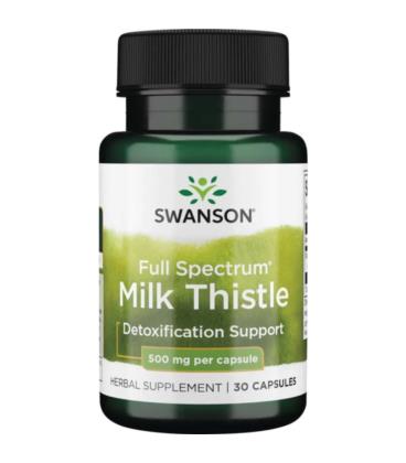 Swanson Full Spectrum Milk Thistle 500mg 30caps