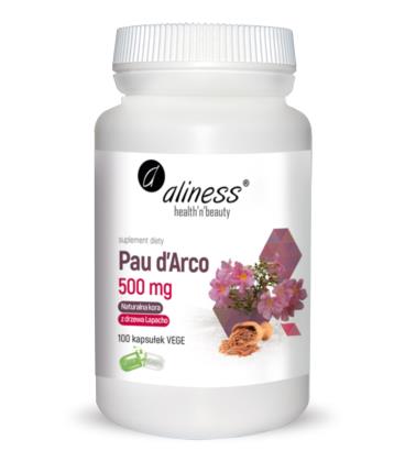 Aliness Pau D'Arco 500 mg 100 Vege Caps