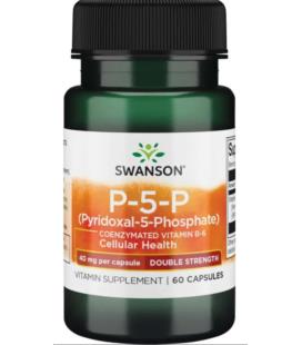 Swanson P-5-P Pyridoxal-5-Phosphate 40 mg 60 caps