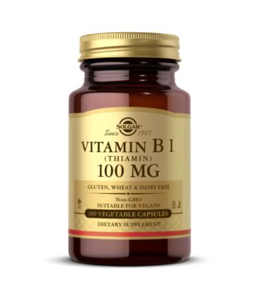 Solgar Vitamin B1 (Thiamin) 100mg 100vcaps