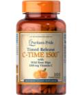 Puritans Pride Vitamin C 1500mg with Rose Hips Timed Release 100cap
