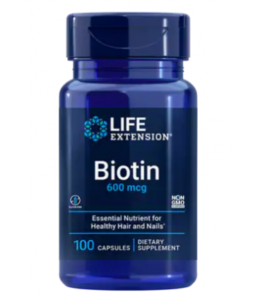 Life Extension Biotin 600mcg 100caps